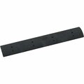 Plasticade 6' Black Rubber Speed Bump SB72N 466SB72N